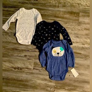 NWT Wanderling Baby Long Sleeve Body Suits - Set of 3